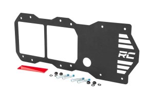 Jeep Wrangler Tailgate Reinforcement - Rear - Rough Country - Rough Country - Black - '21-'24